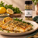 Tempera Peixe Yamato — 65 g: sugestão de uso culinário com frasco Yamato ao fundo