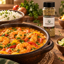 Tempero Baiano Yamato — 60 g: sugestão de uso culinário com frasco Yamato ao fundo
